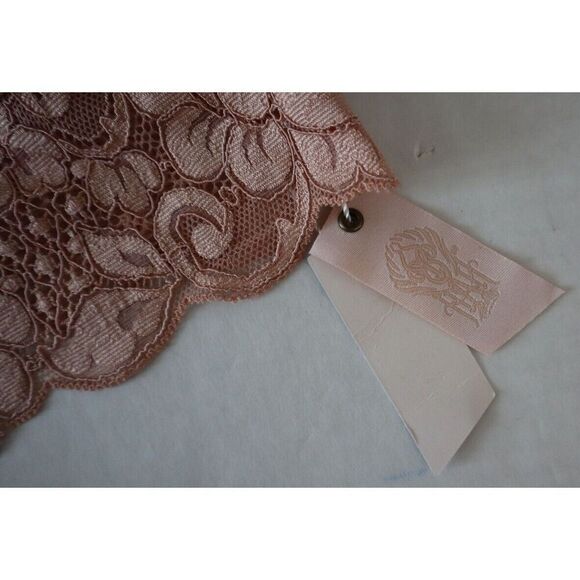 HAH - Hot as Hell Women's Sz Large Copper Rose Lace Smarty Pants Thong Bodysuit - Picture 3 of 6